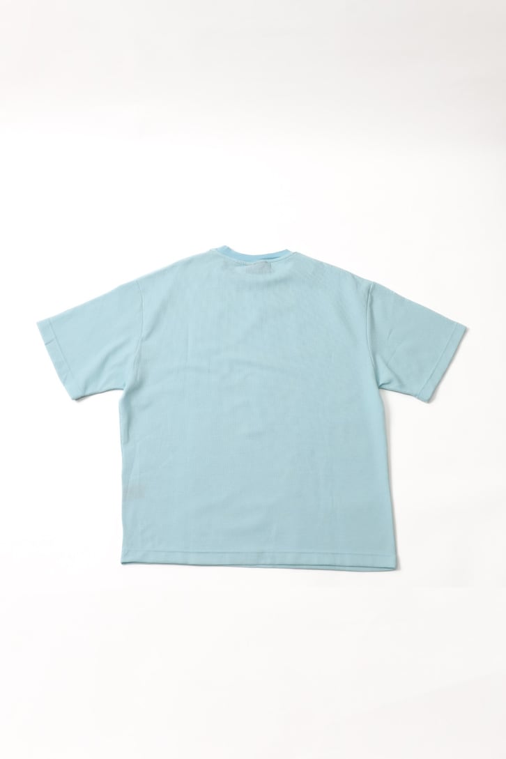 Örme Bebek Mavisi Oversize Tshirt