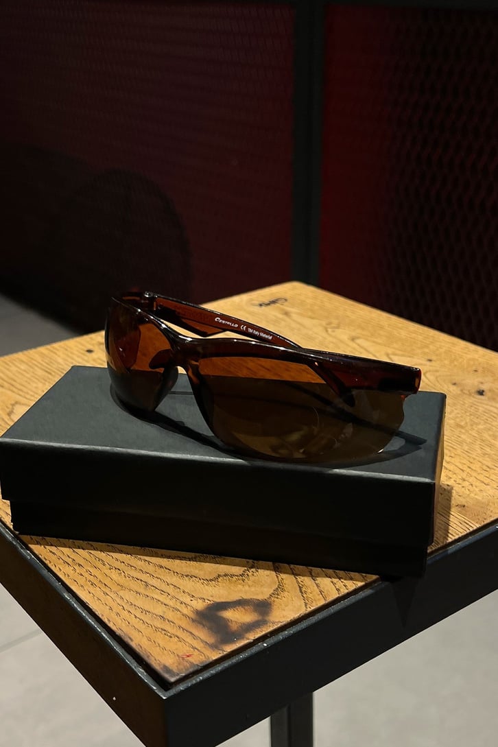 Oval Glass Kahverengi Streetwear Gözlük
