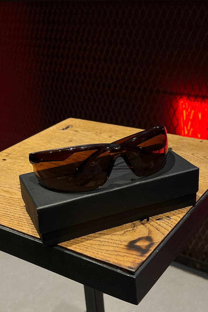 Oval Glass Kahverengi Streetwear Gözlük