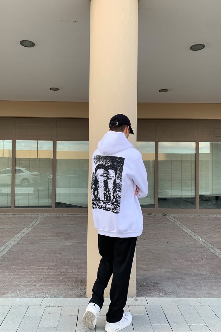 OVERISZE PANIC ROOM BASKILI SWEATSHIRT