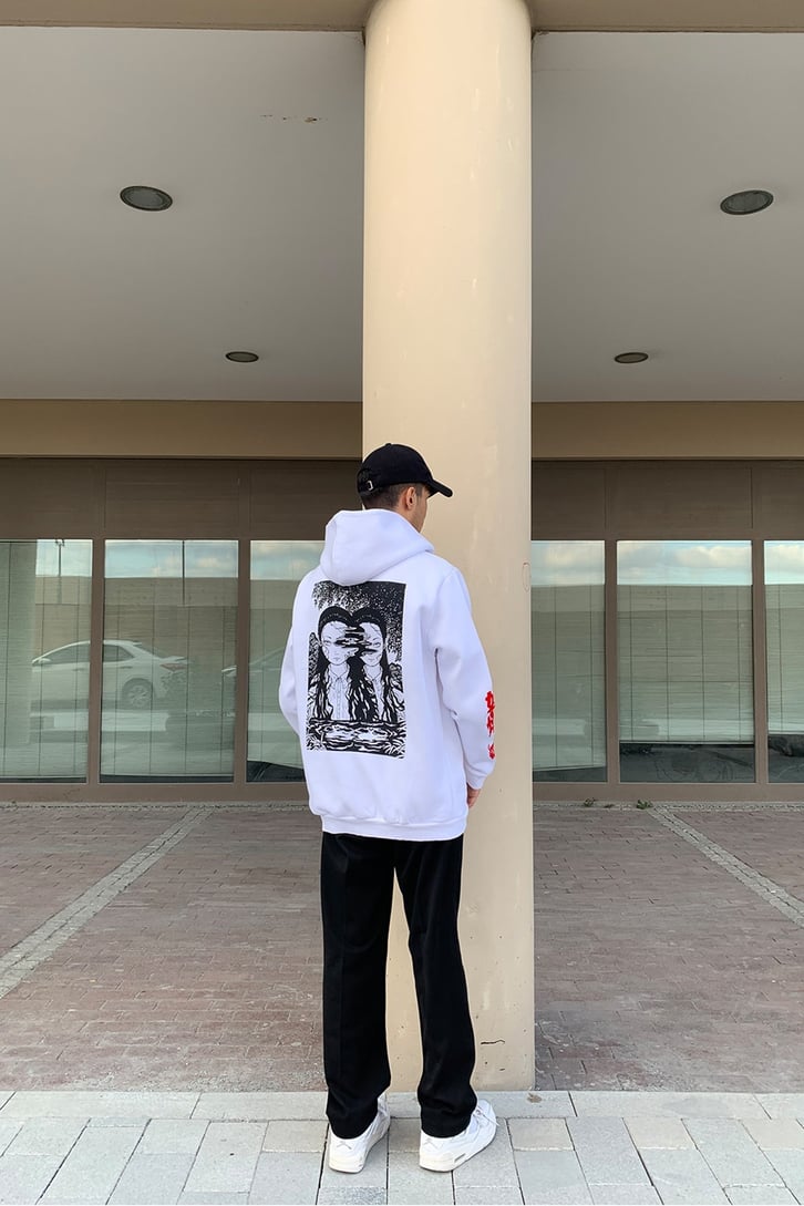 OVERISZE PANIC ROOM BASKILI SWEATSHIRT