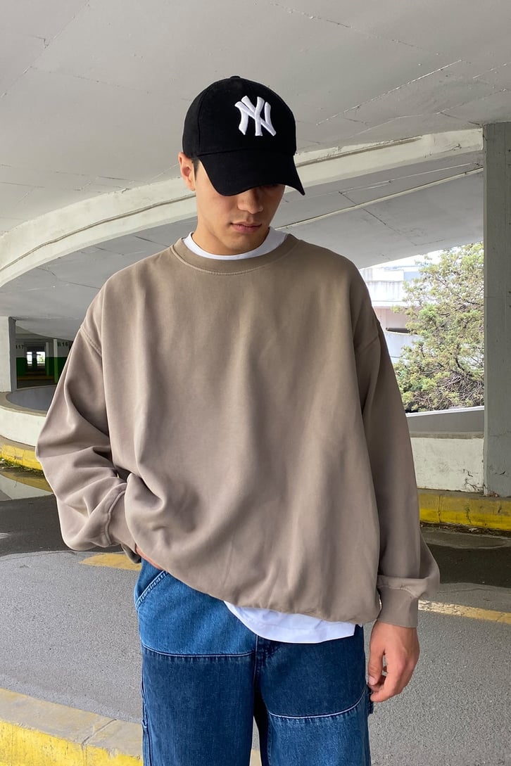 OVERSIZE BASIC SWEATSHIRT