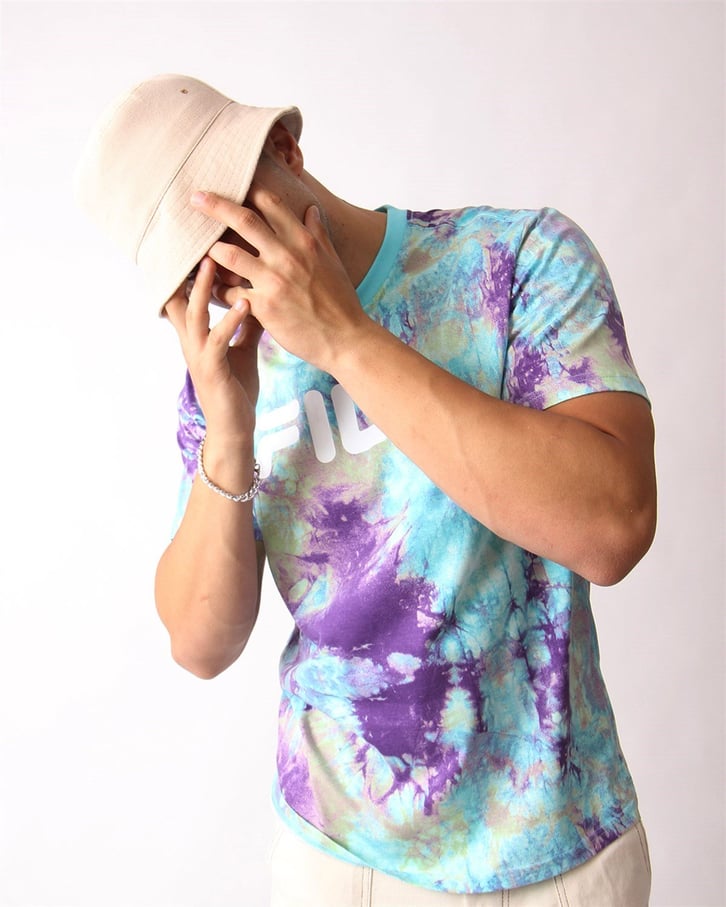 OVERSIZE BASKILI BATİK TSHIRT