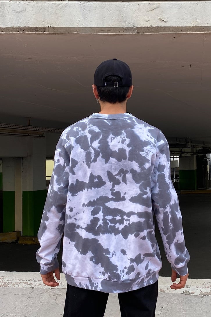 OVERSIZE BATİK YIKAMALI PREMIUM SWEATSHIRT