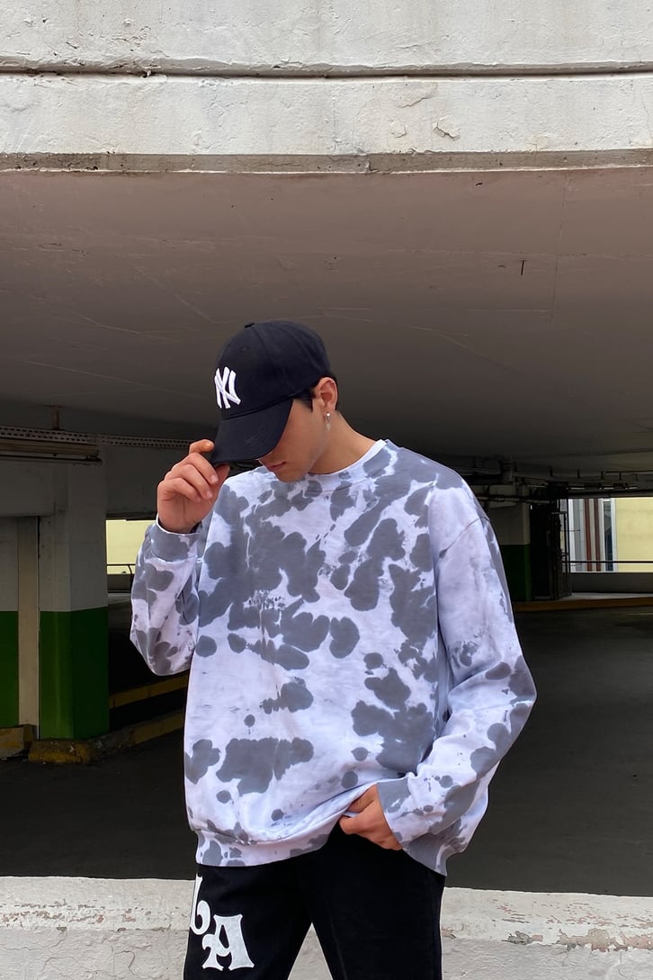 OVERSIZE BATİK YIKAMALI PREMIUM SWEATSHIRT