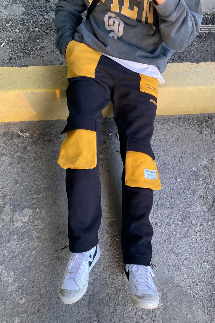 OVERSIZE CEPLİ SWEATPANTS