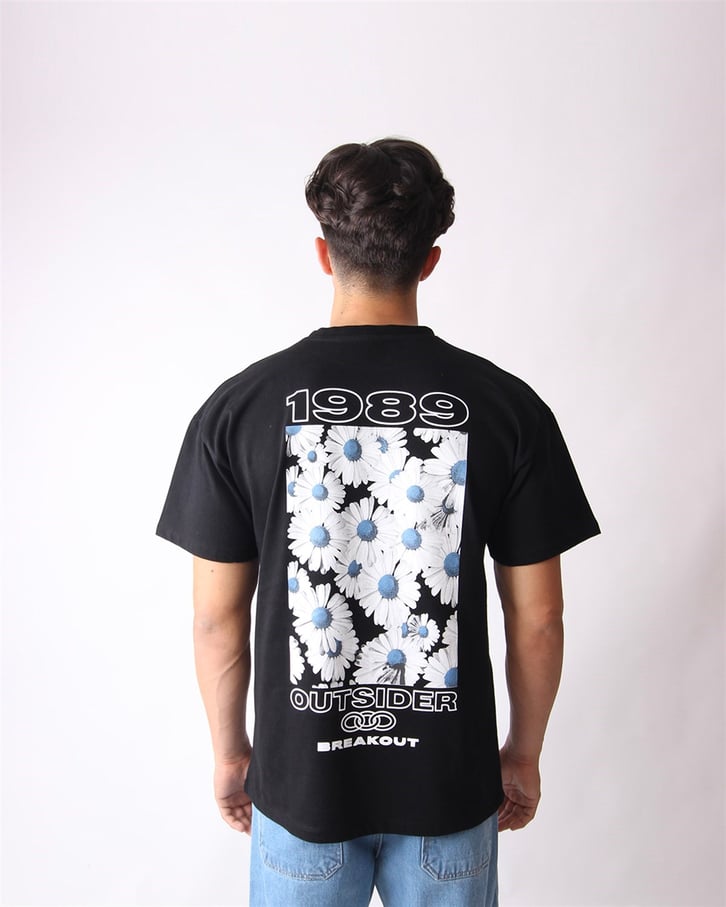 OVERSIZE ÇİÇEK BASKILI TSHIRT