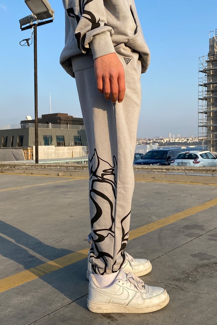 OVERSIZE DALGA BASKILI ESOFMAN TAKIMI