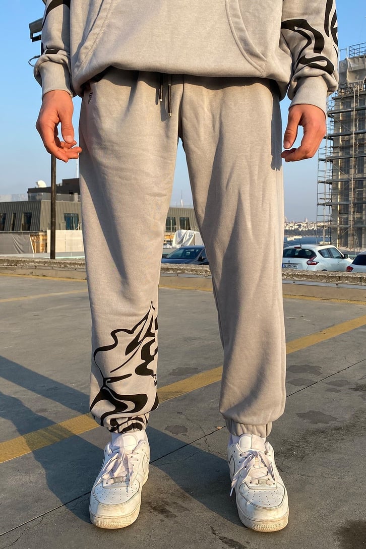 OVERSIZE DALGA BASKILI ESOFMAN TAKIMI