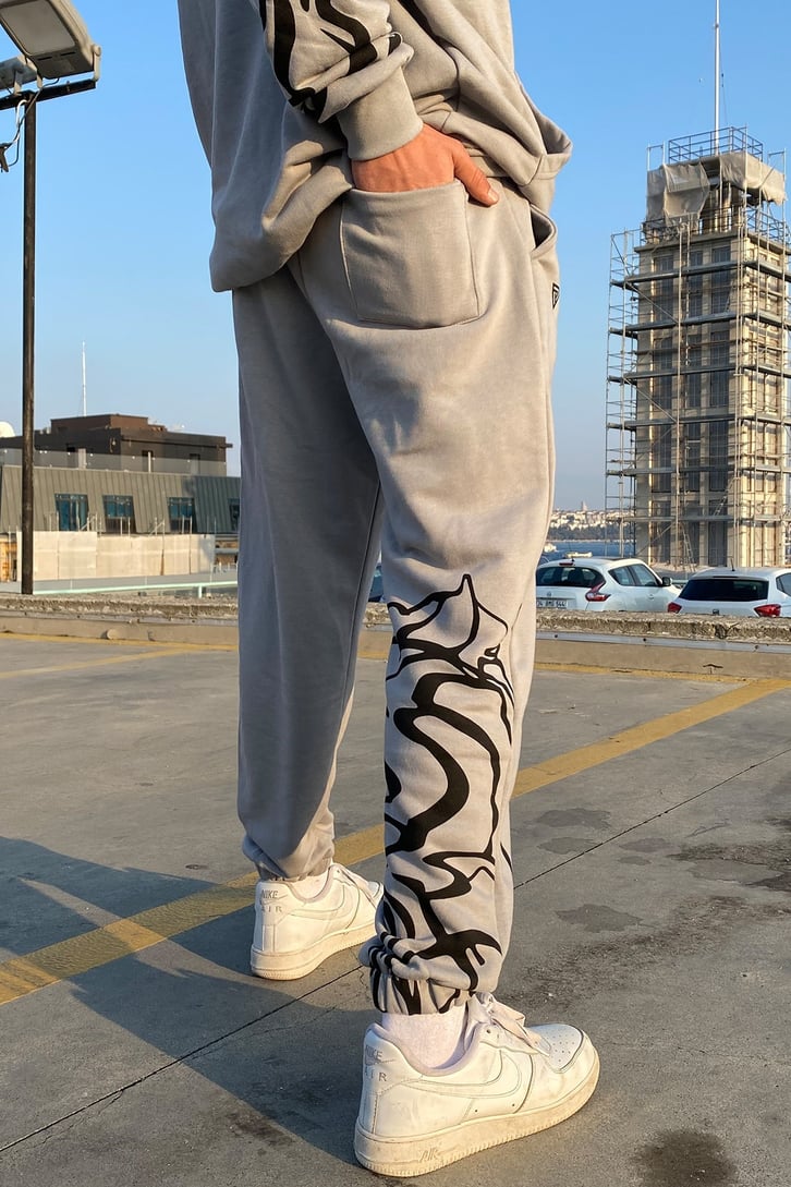 OVERSIZE DALGA BASKILI ESOFMAN TAKIMI