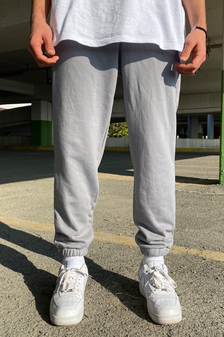 Oversize Dark Gray Premium Basic Sweatpant