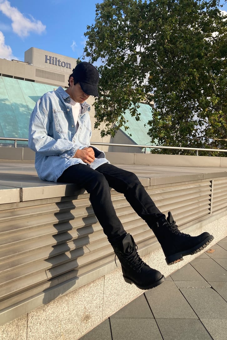OVERSIZE DENIM JACKET SHIRT