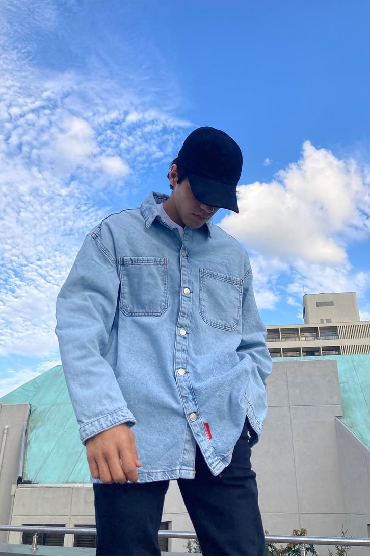 OVERSIZE DENIM JACKET SHIRT
