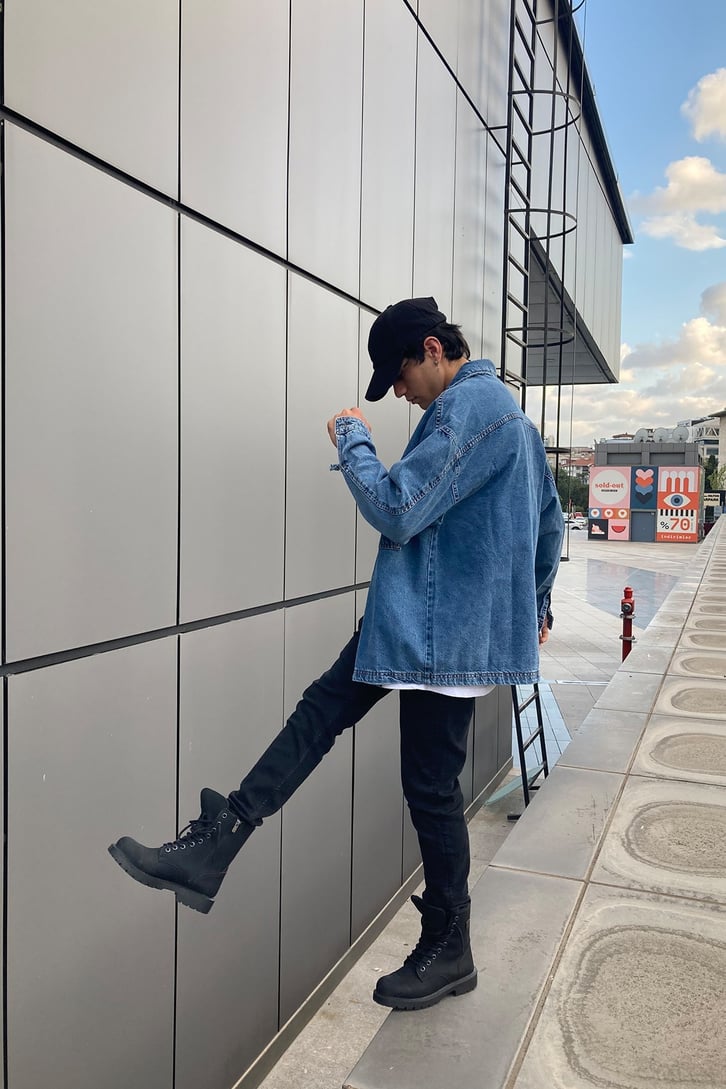OVERSIZE DENIM JACKET SHIRT