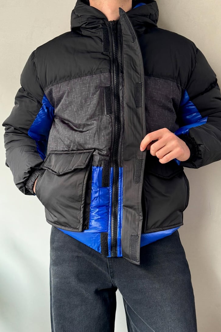 Oversize Dolumlu Reflektör Baskılı Mont