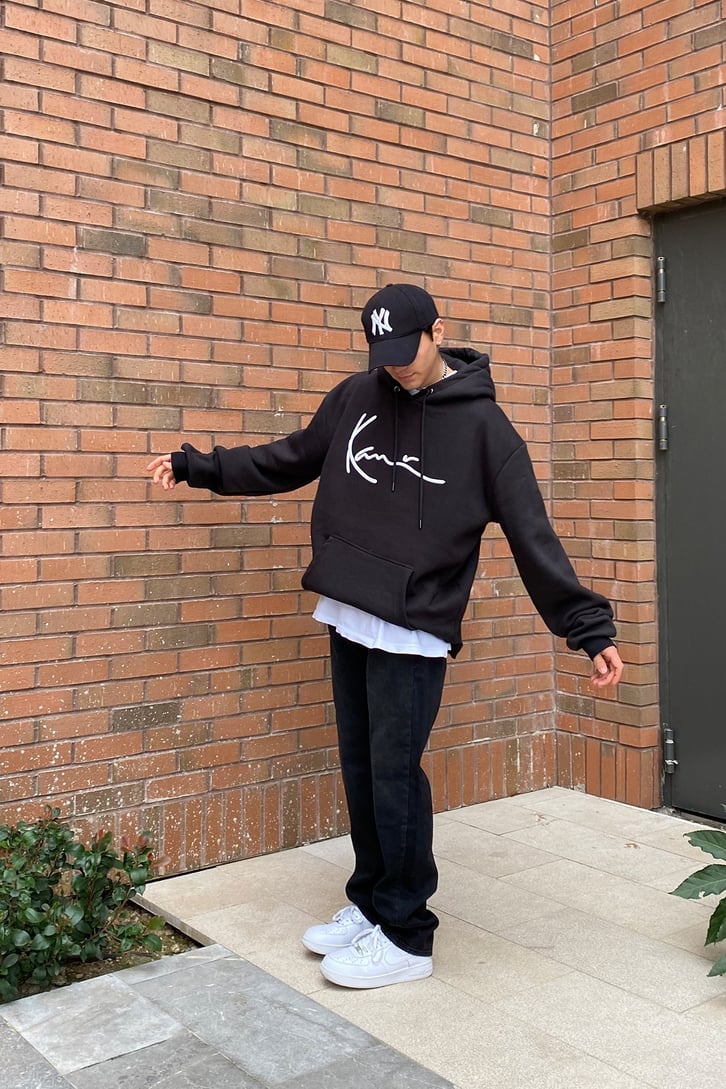OVERSIZE GOGUS LOGO BASKILI HOODIE
