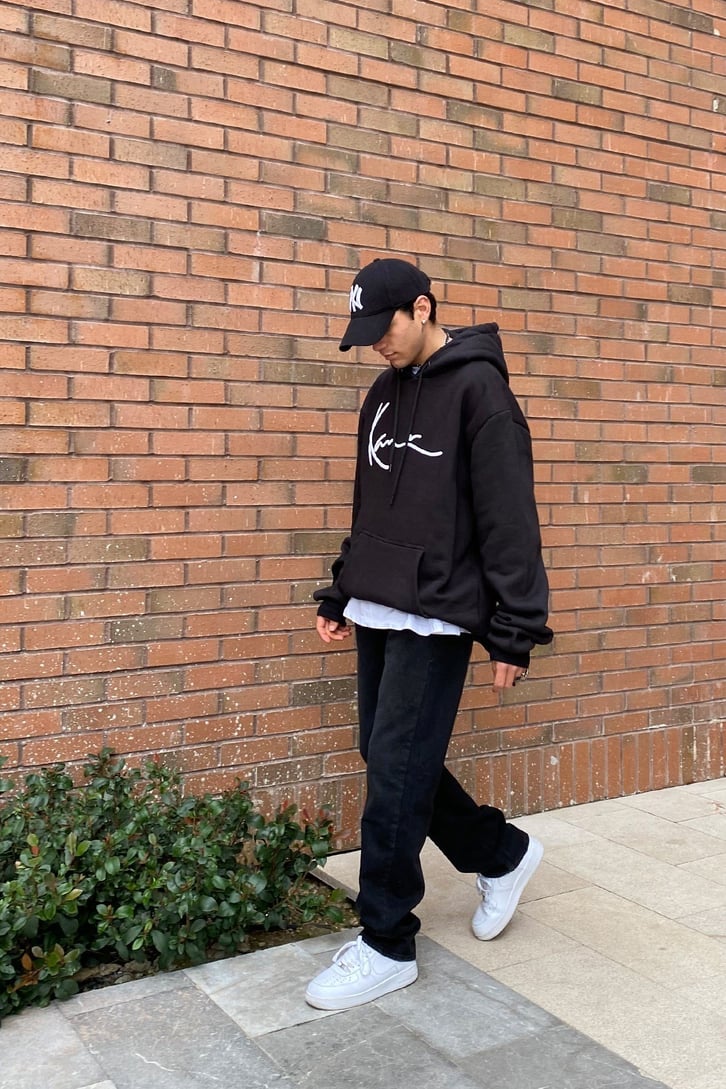 OVERSIZE GOGUS LOGO BASKILI HOODIE