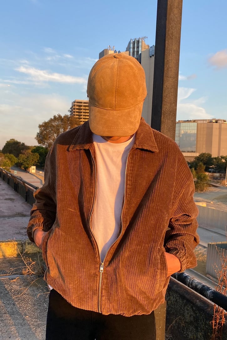 OVERSIZE KADİFE VİNTAGE CEKET