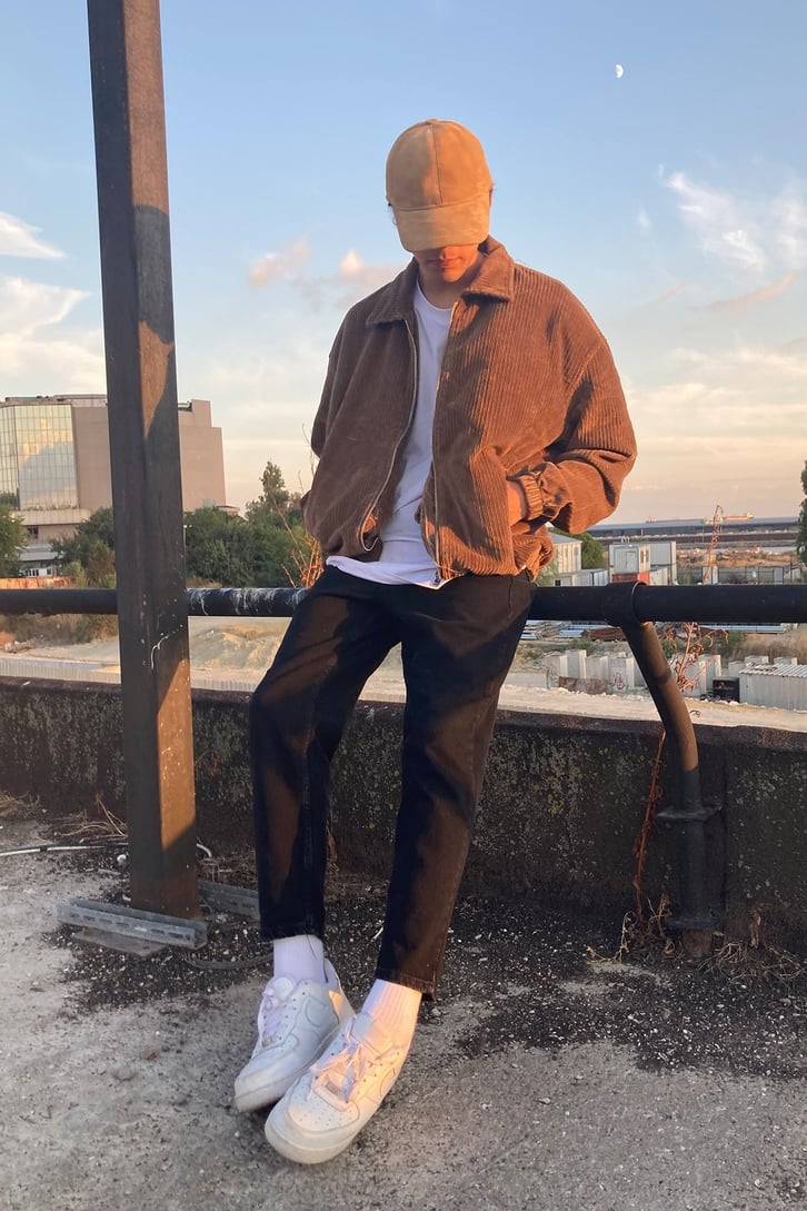 OVERSIZE KADİFE VİNTAGE CEKET