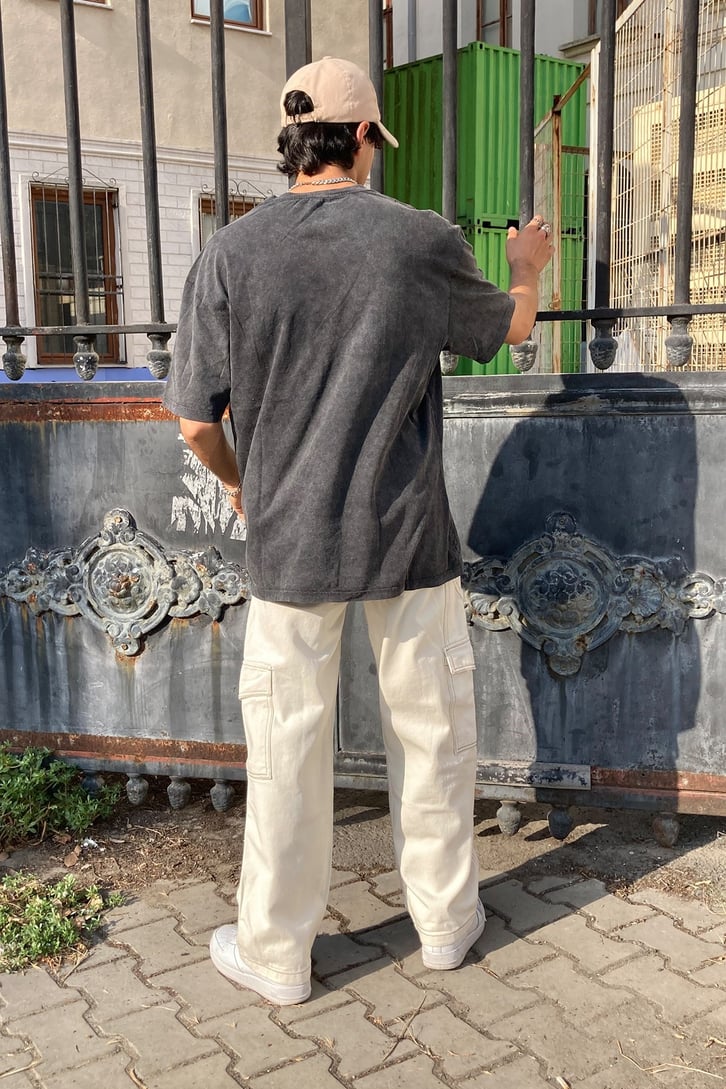 OVERSIZE KARTAL BASKILI THSIRT