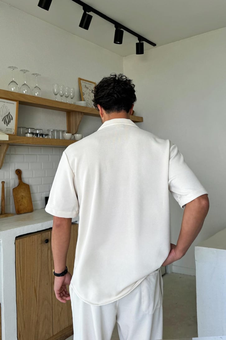 Oversize Kısa Kol Gömlek