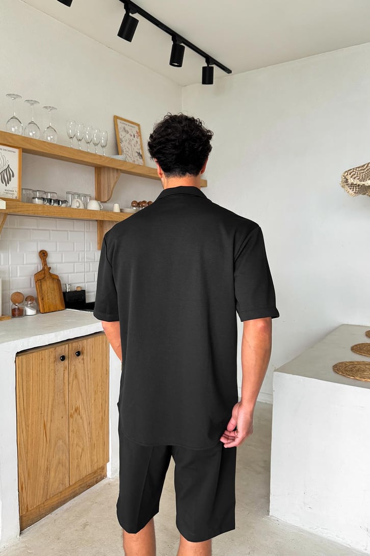 Oversize Kısa Kol Gömlek