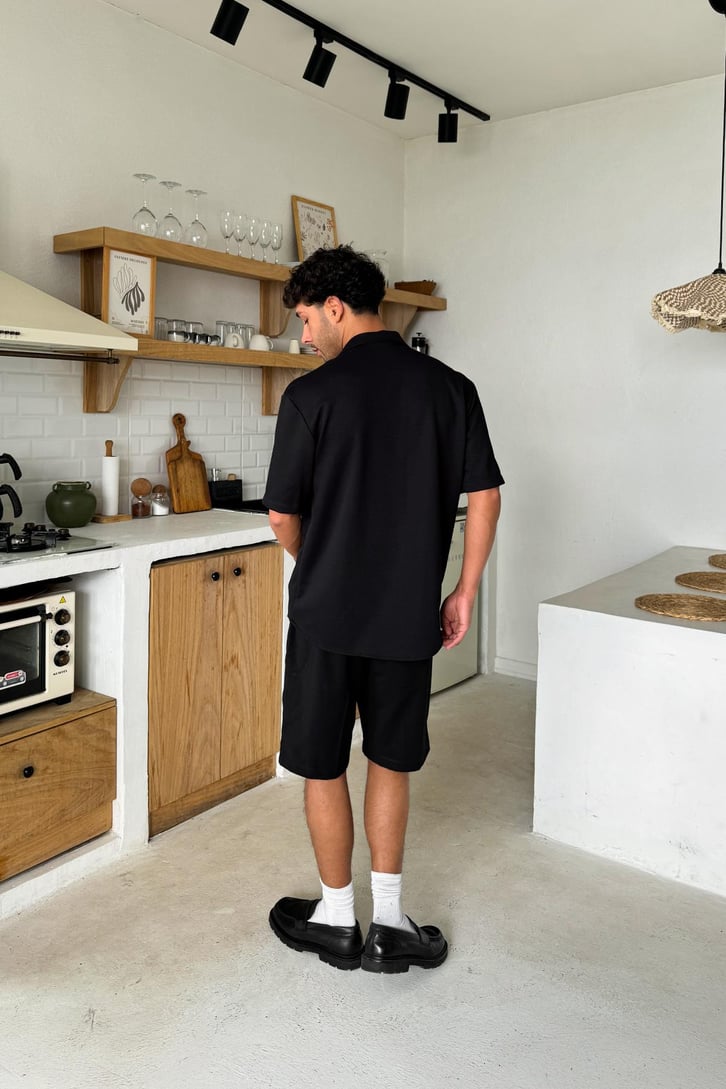 Oversize Kısa Kol Gömlek