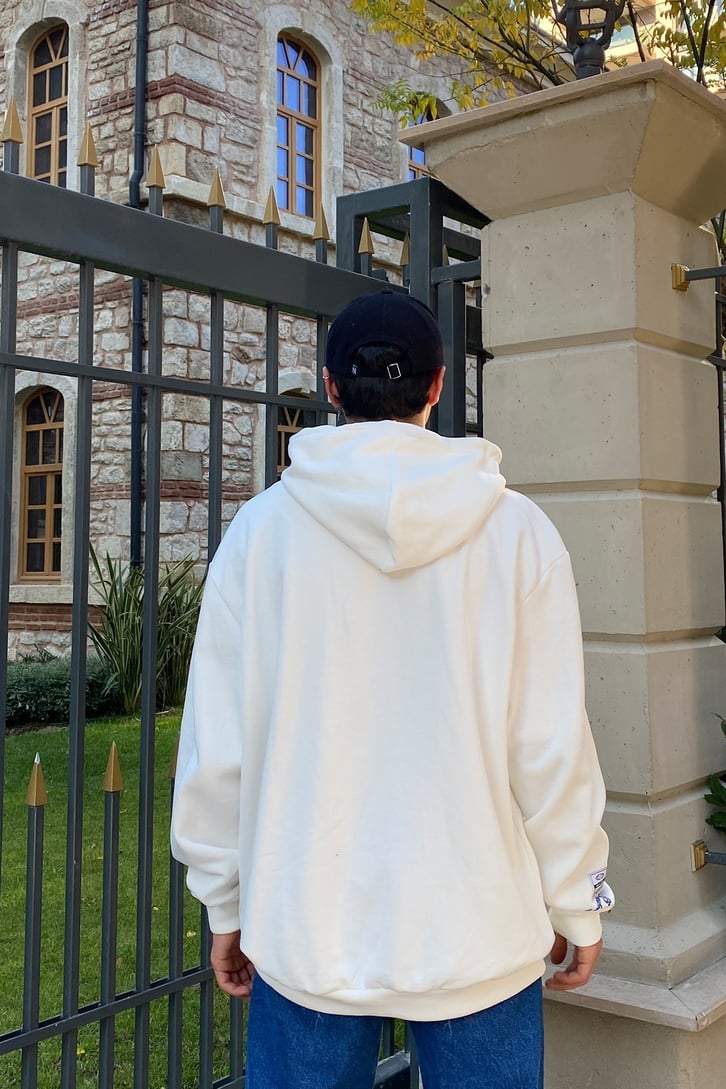 OVERSIZE KOLEJ STİLİ HOODIE