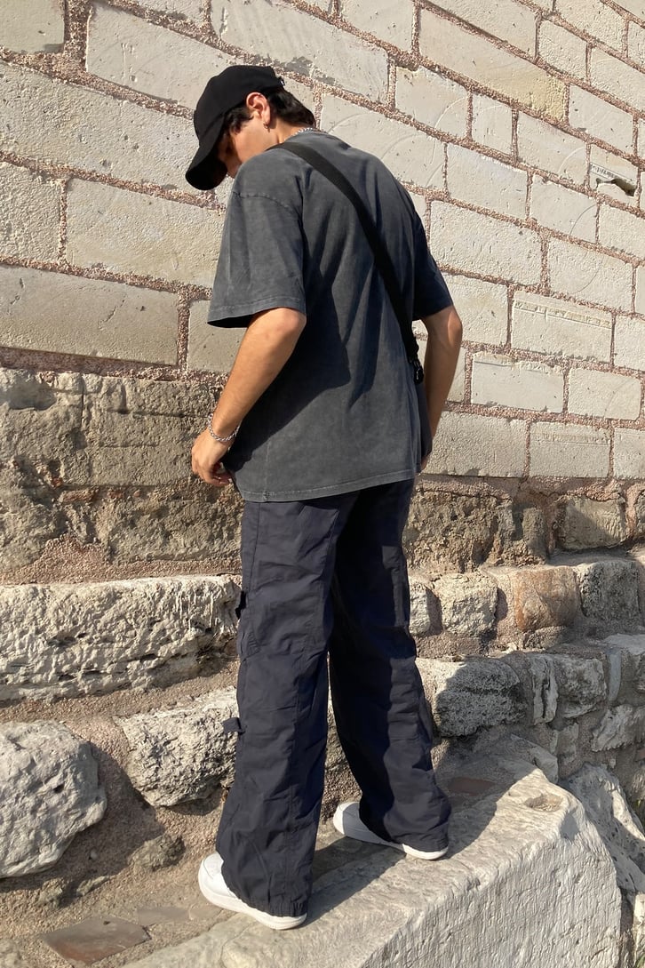 OVERSIZE KURT BASKILI TSHIRT