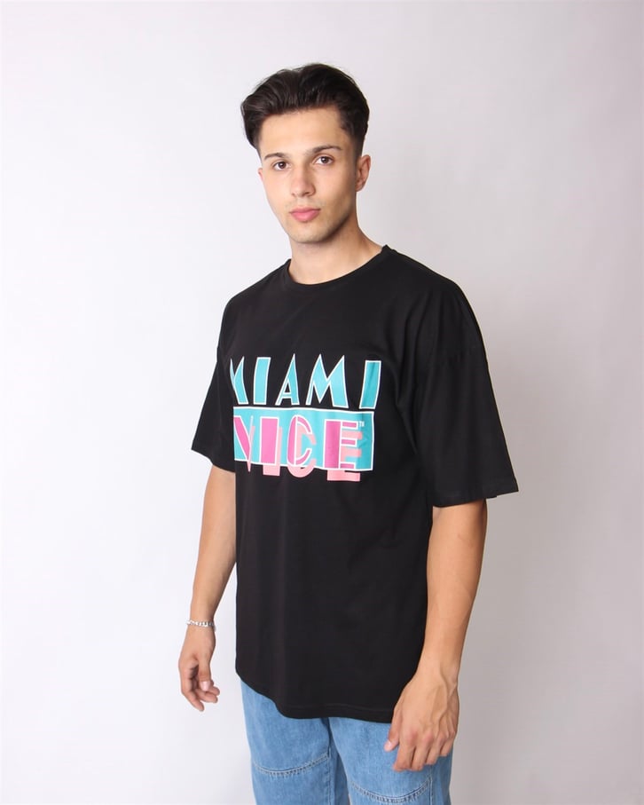 OVERSIZE MIAMI BASKILI TSHIRT