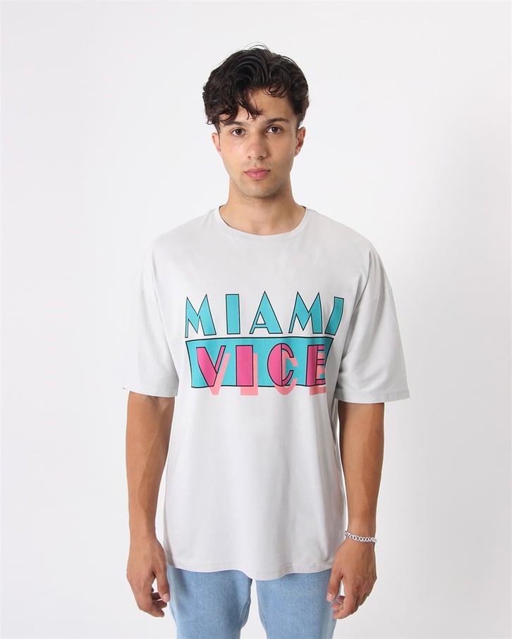 OVERSIZE MIAMI BASKILI TSHIRT