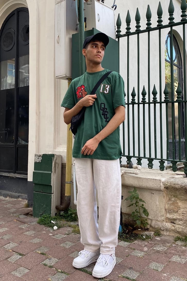 OVERSIZE NAKIŞLI TSHIRT