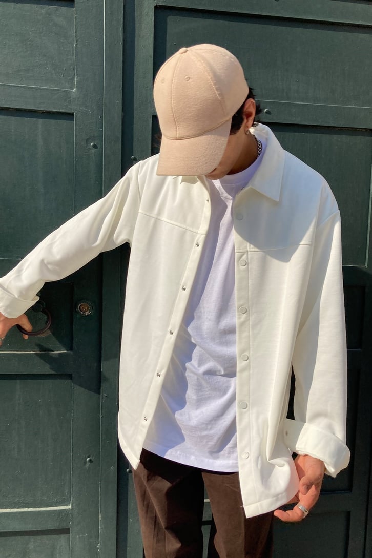 Oversize Off White Premium Shirt