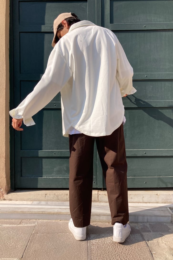 Oversize Off White Premium Shirt