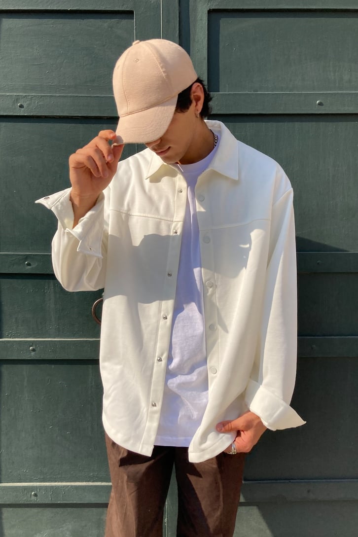 Oversize Off White Premium Shirt