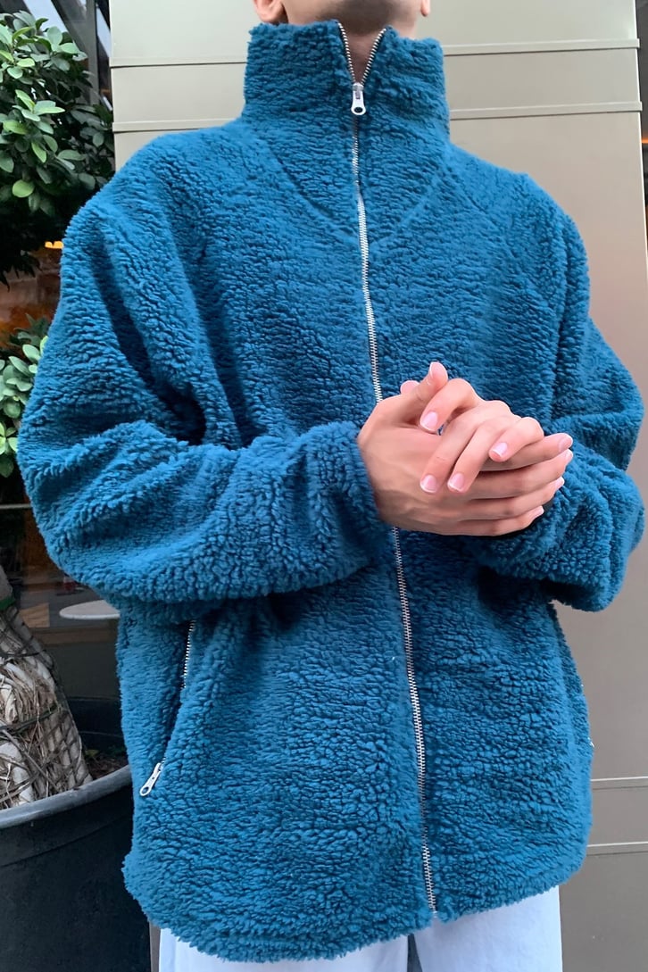 OVERSIZE PELUŞ CEKET