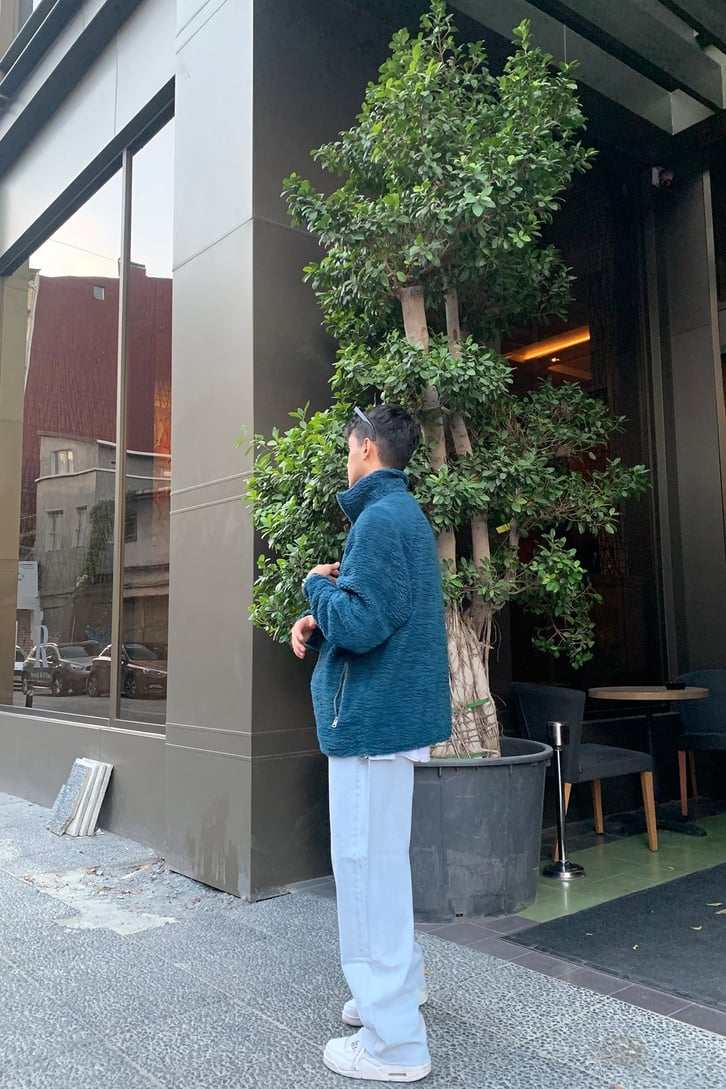 OVERSIZE PELUŞ CEKET