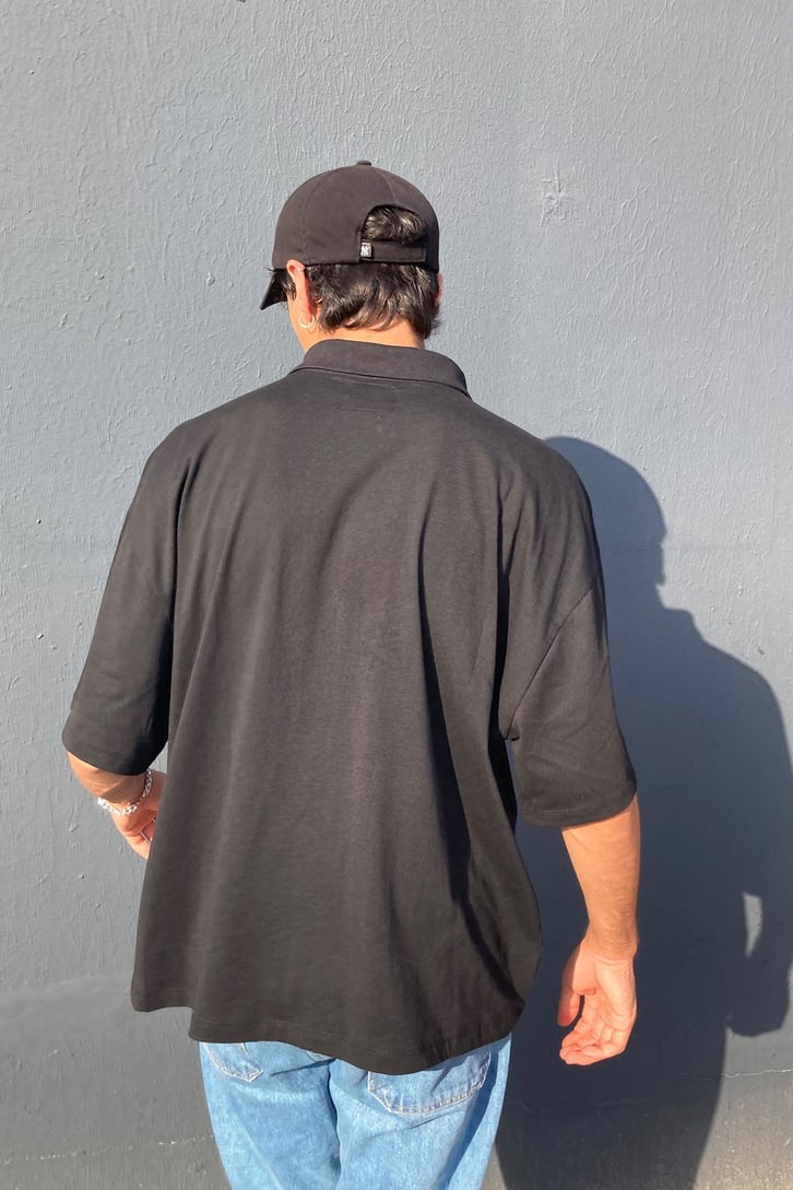OVERSIZE POLO YAKA ACTION TSHIRT