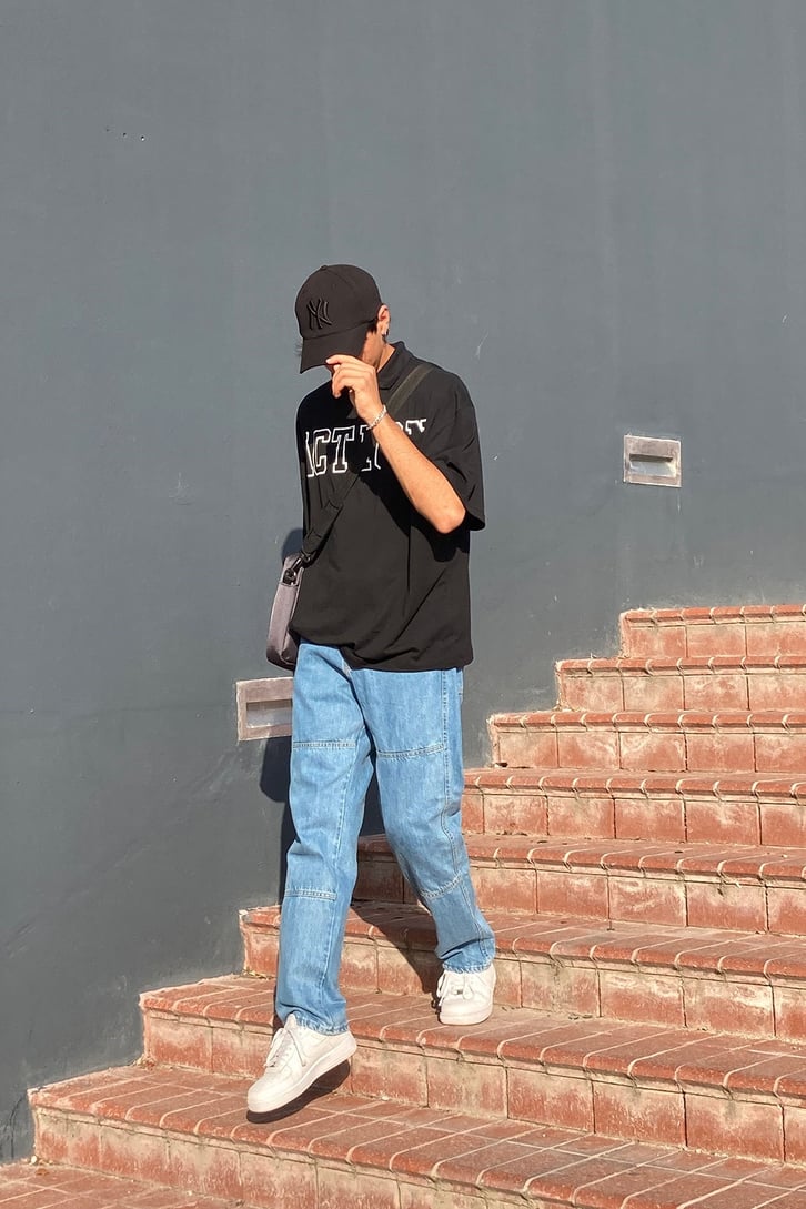 OVERSIZE POLO YAKA ACTION TSHIRT