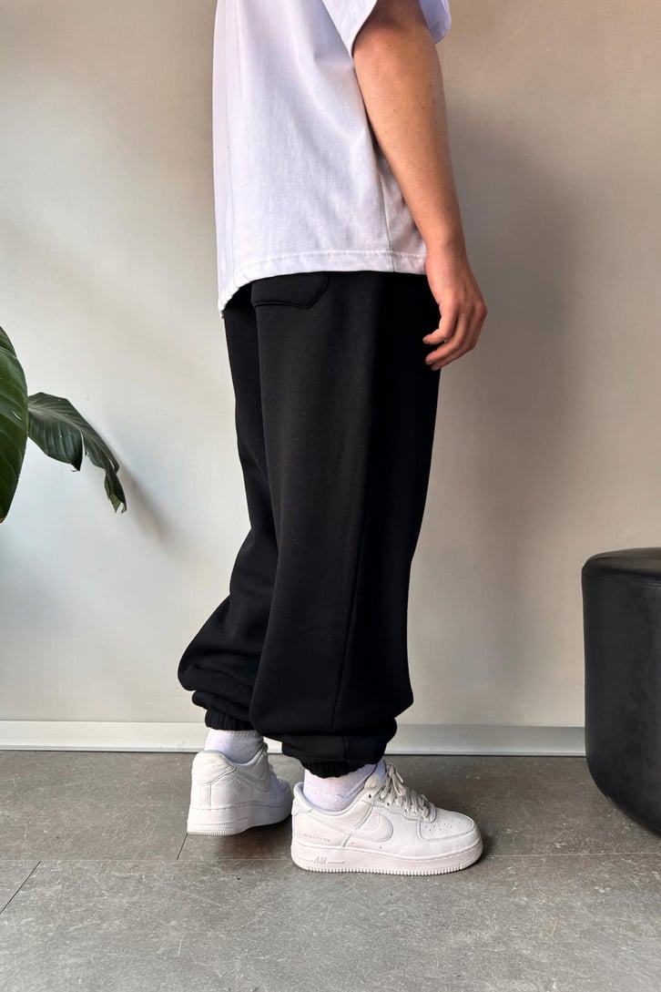 Oversize Siyah Jogger Eşofman Altı