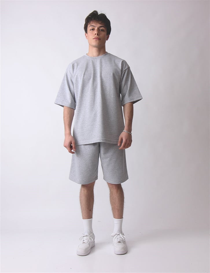 OVERSIZE ŞORTLU EŞOFMAN TAKIMI