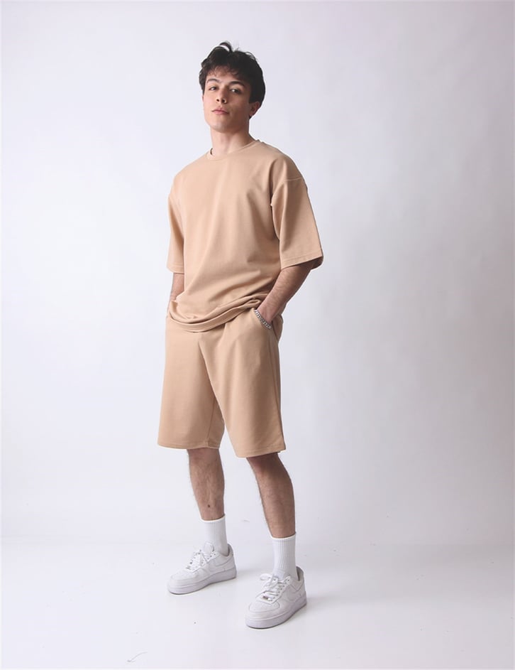 OVERSIZE ŞORTLU EŞOFMAN TAKIMI