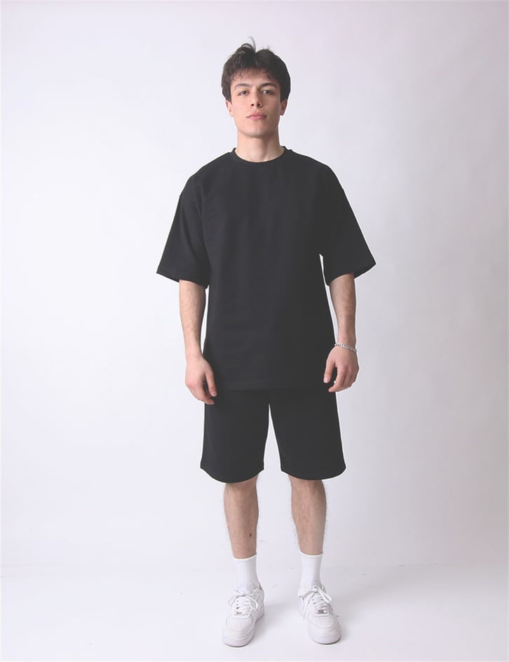 OVERSIZE ŞORTLU EŞOFMAN TAKIMI