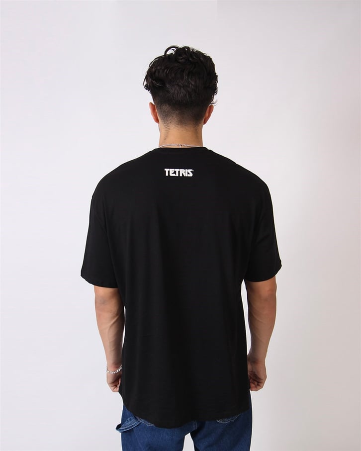 OVERSIZE TETRIS DETAYLI TSHIRT