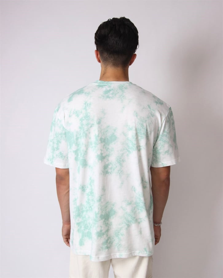 OVERSIZE TIE DYE BATİK DESENLİ TSHIRT