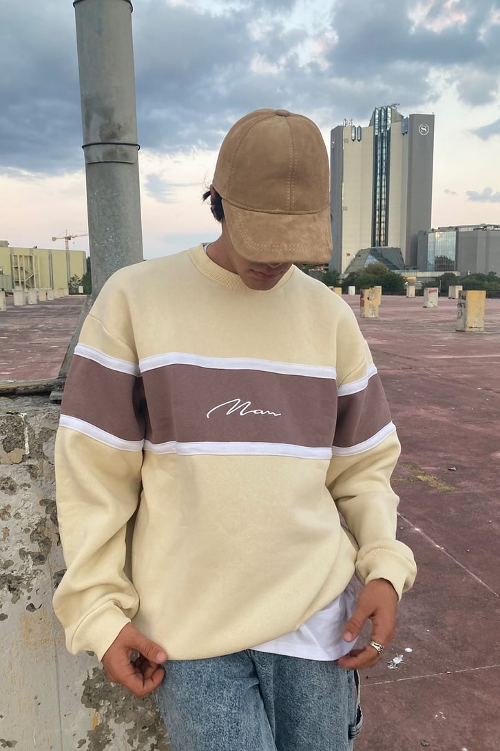 OVERSIZE TWO COLORS SWEATSHIRT