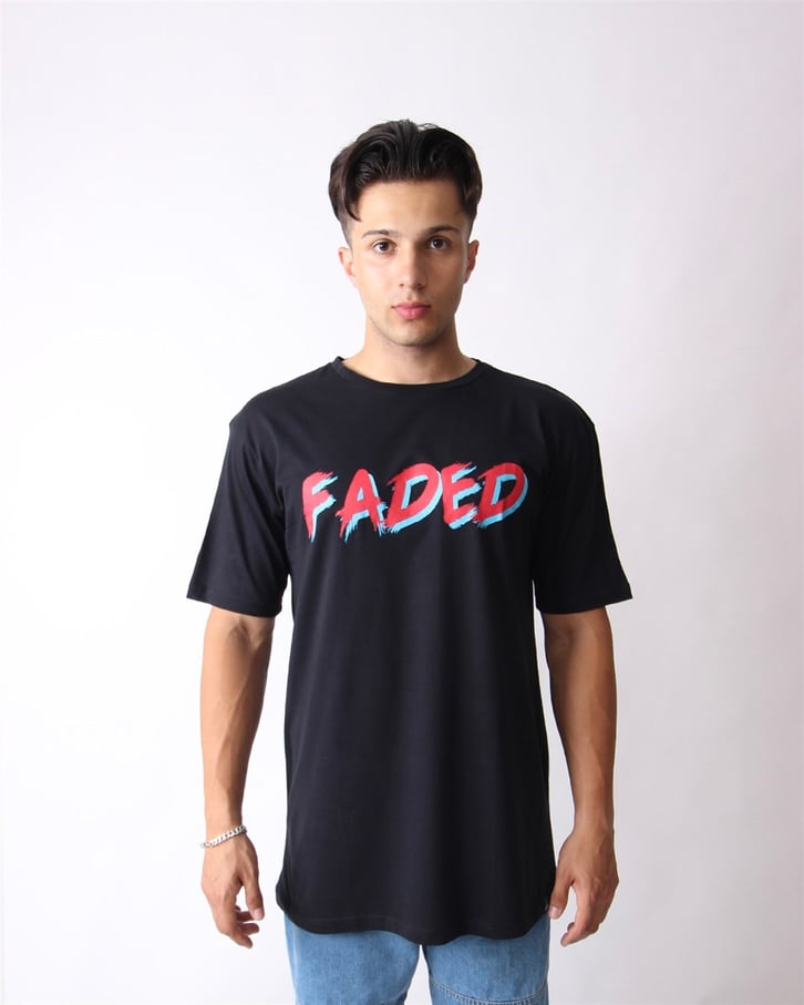 OVERSIZE YAZI BASKILI TSHIRT