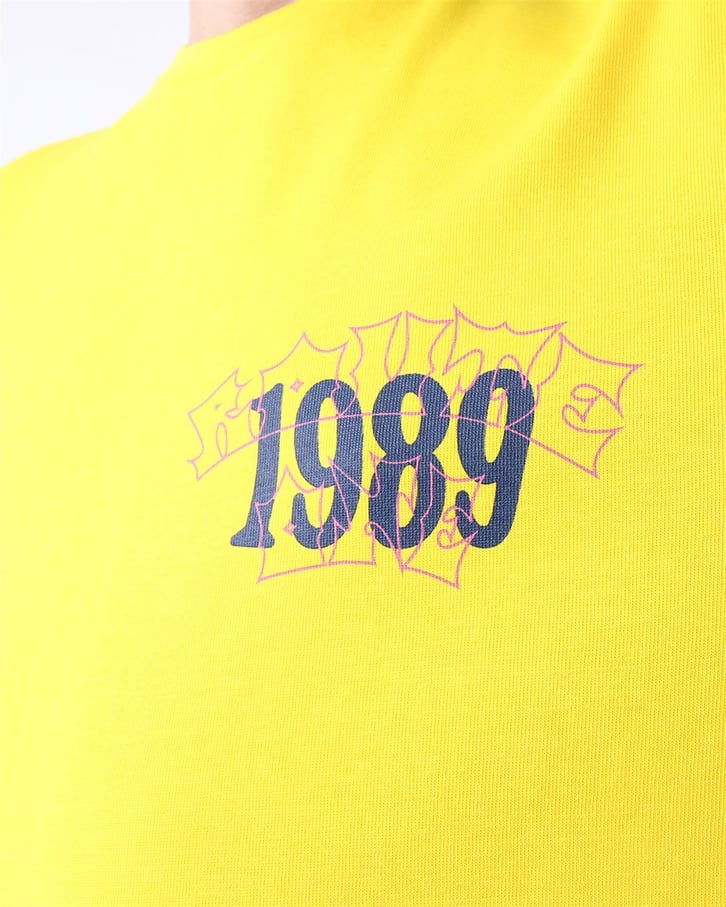 OVERSIZE YAZI BASKILI TSHIRT