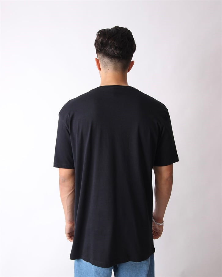 OVERSIZE YAZI BASKILI TSHIRT