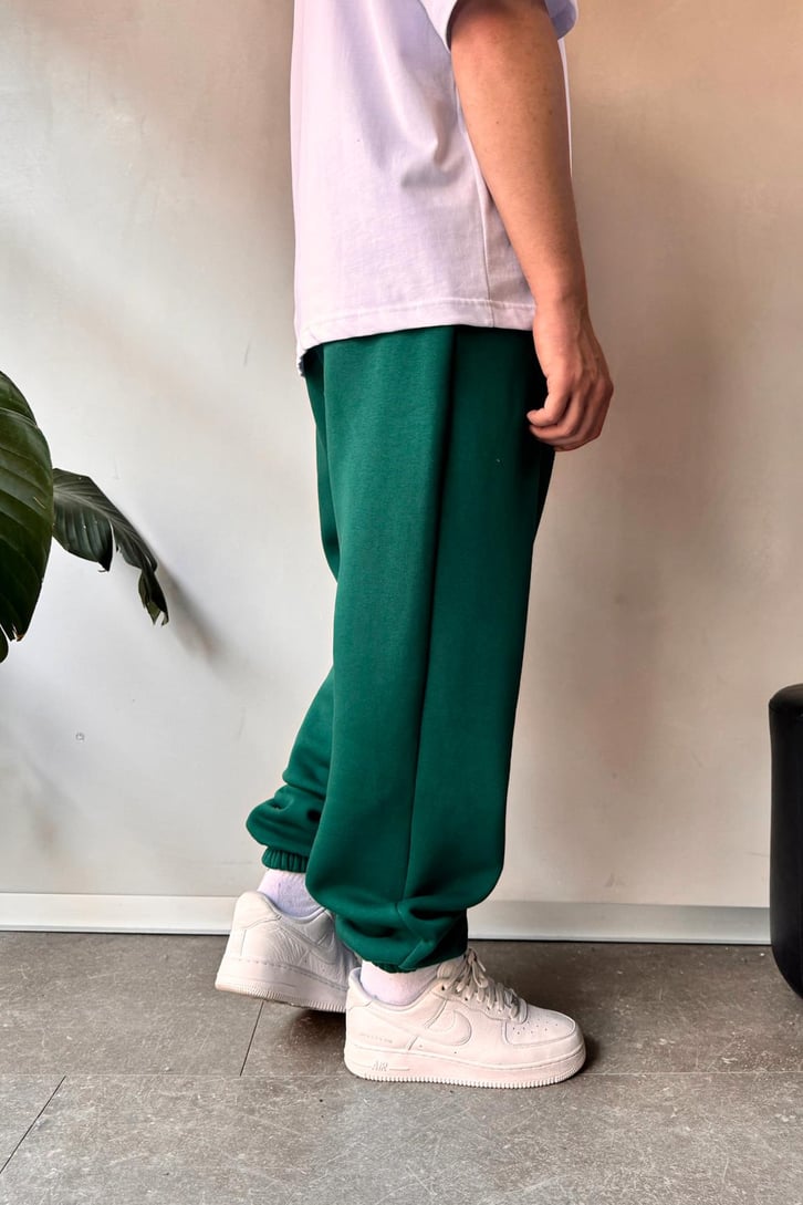 Oversize Yeşil Jogger Eşofman Altı